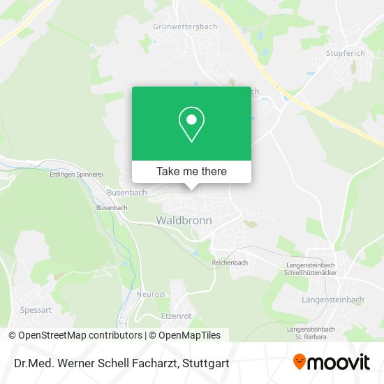 Dr.Med. Werner Schell Facharzt map