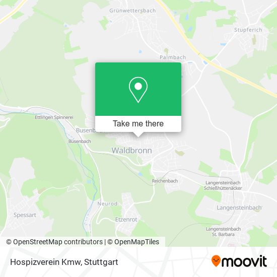 Hospizverein Kmw map