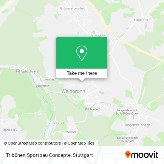 Tribünen-Sportbau Concepte map