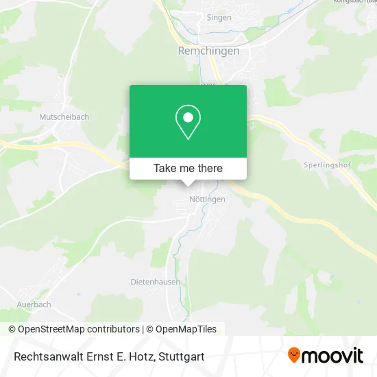 Карта Rechtsanwalt Ernst E. Hotz