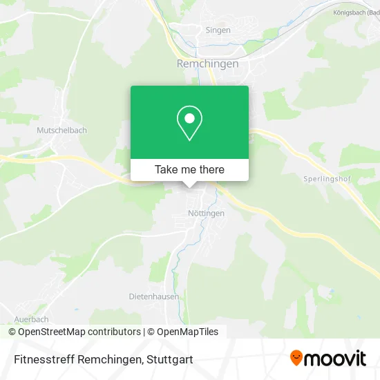 Карта Fitnesstreff Remchingen