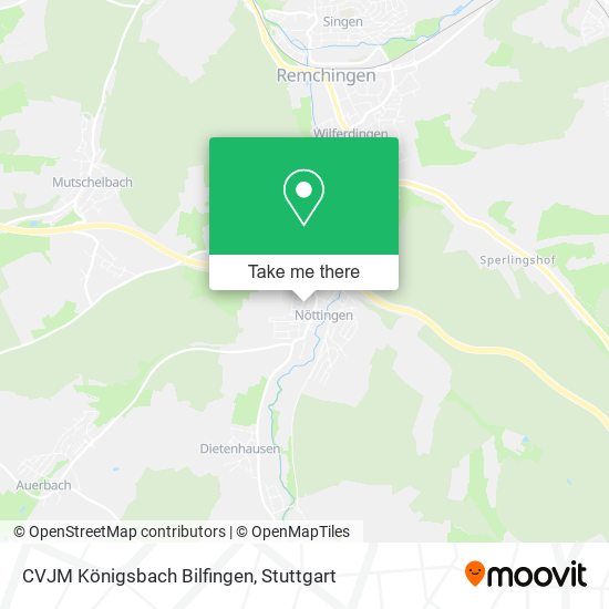 CVJM Königsbach Bilfingen map