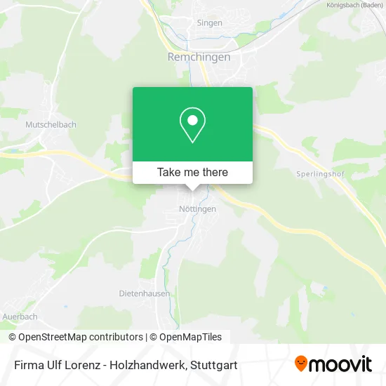 Firma Ulf Lorenz - Holzhandwerk map