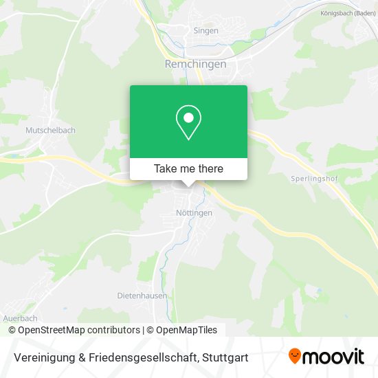 Vereinigung & Friedensgesellschaft map