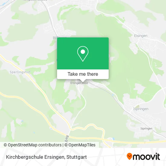Карта Kirchbergschule Ersingen