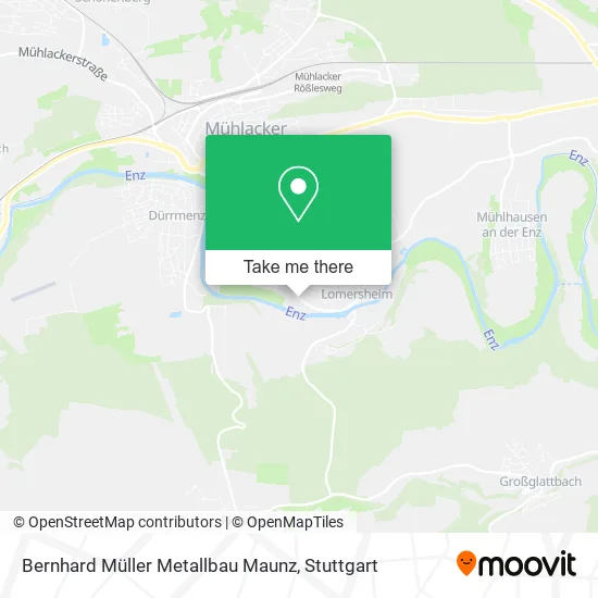 Карта Bernhard Müller Metallbau Maunz