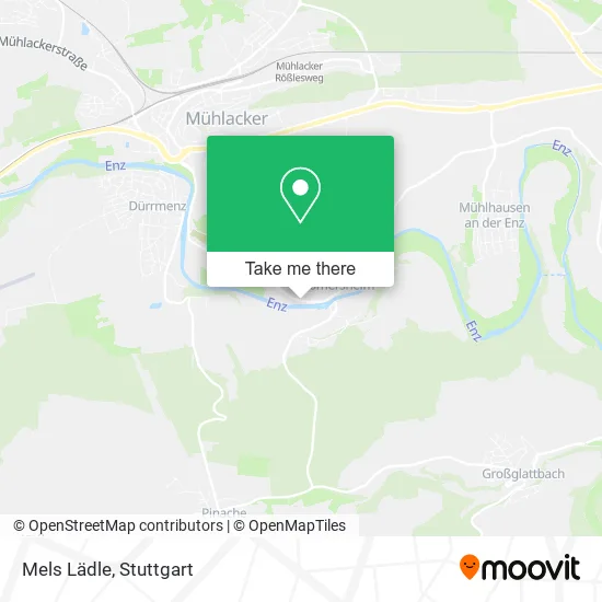 Карта Mels Lädle