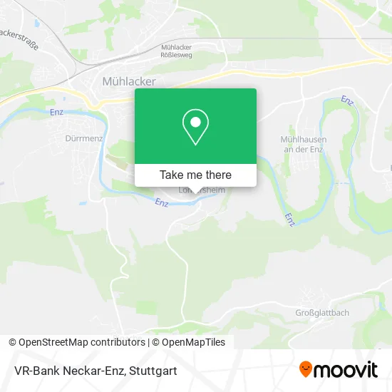 Карта VR-Bank Neckar-Enz