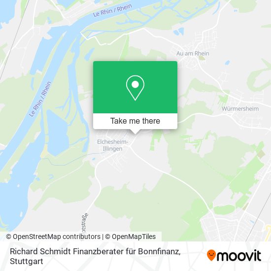 Richard Schmidt Finanzberater für Bonnfinanz map
