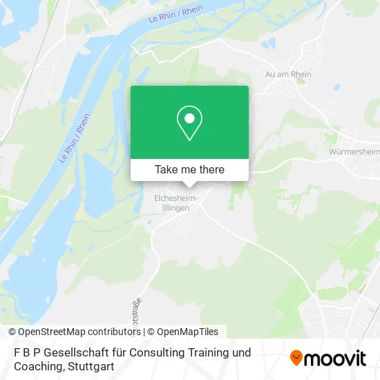 Карта F B P Gesellschaft für Consulting Training und Coaching