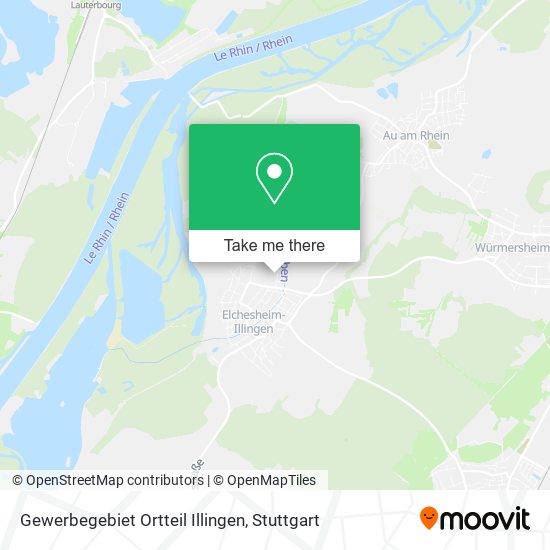 Gewerbegebiet Ortteil Illingen map