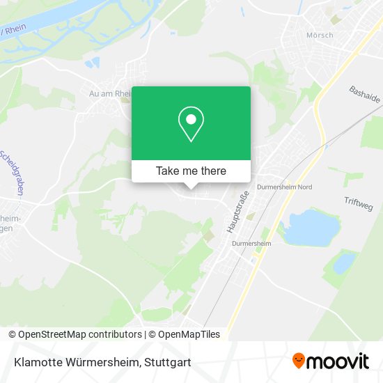 Klamotte Würmersheim map
