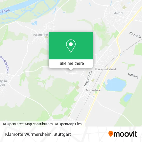Карта Klamotte Würmersheim
