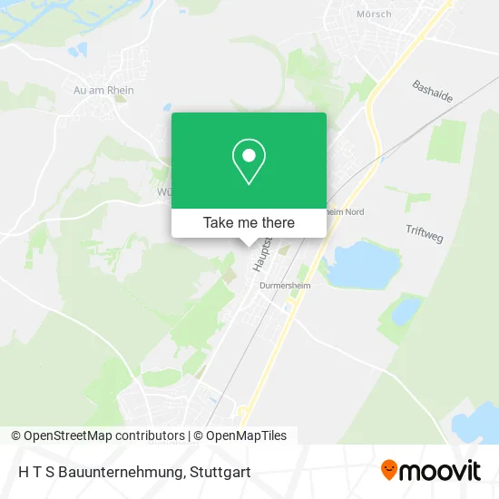 Карта H T S Bauunternehmung