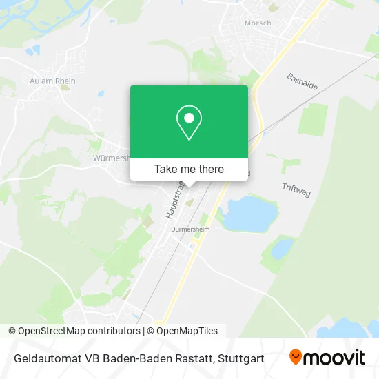 Карта Geldautomat VB Baden-Baden Rastatt