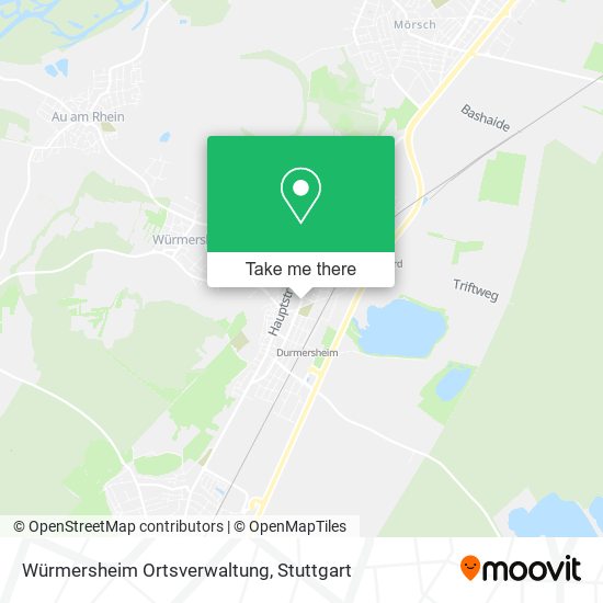 Карта Würmersheim Ortsverwaltung