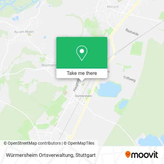 Карта Würmersheim Ortsverwaltung