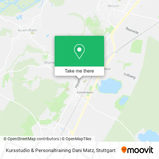 Карта Kursstudio & Personaltraining Dani Matz
