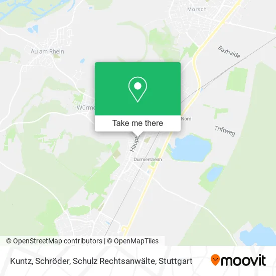 Карта Kuntz, Schröder, Schulz Rechtsanwälte