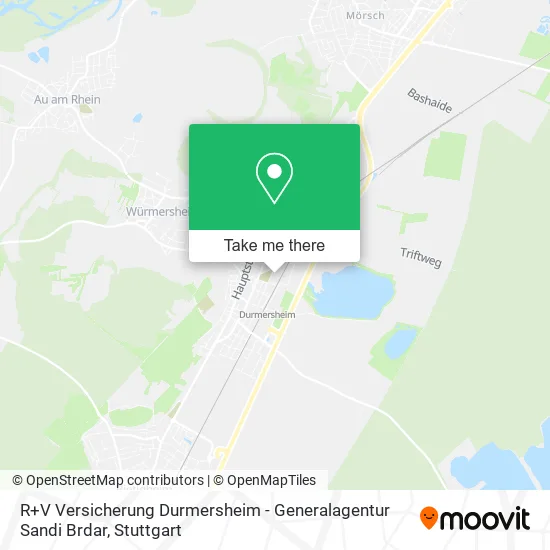 Карта R+V Versicherung Durmersheim - Generalagentur Sandi Brdar