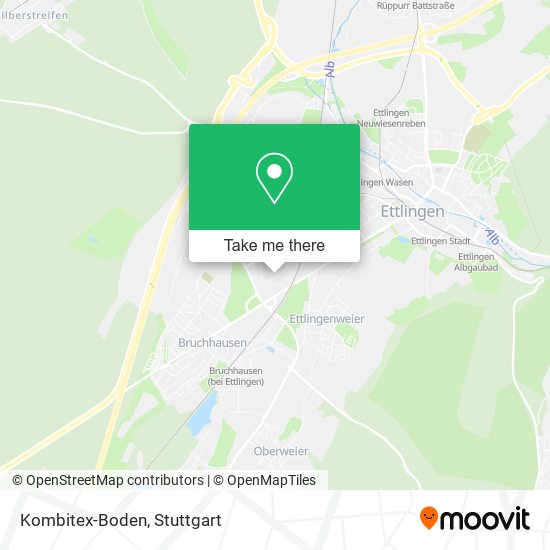 Kombitex-Boden map