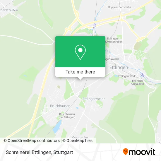 Карта Schreinerei Ettlingen
