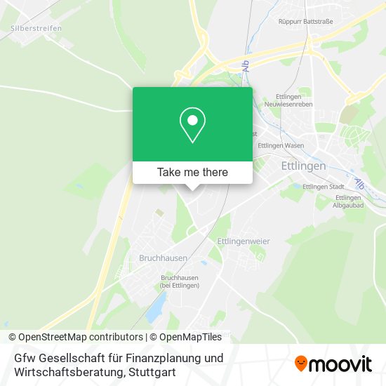 Gfw Gesellschaft für Finanzplanung und Wirtschaftsberatung map
