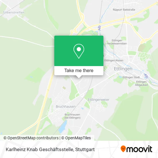 Карта Karlheinz Knab Geschäftsstelle