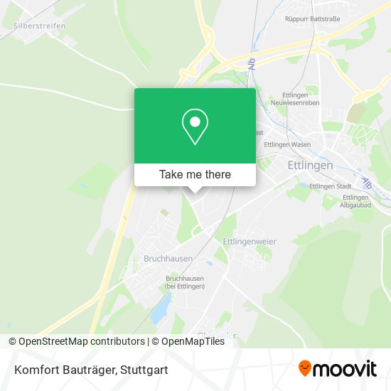 Komfort Bauträger map
