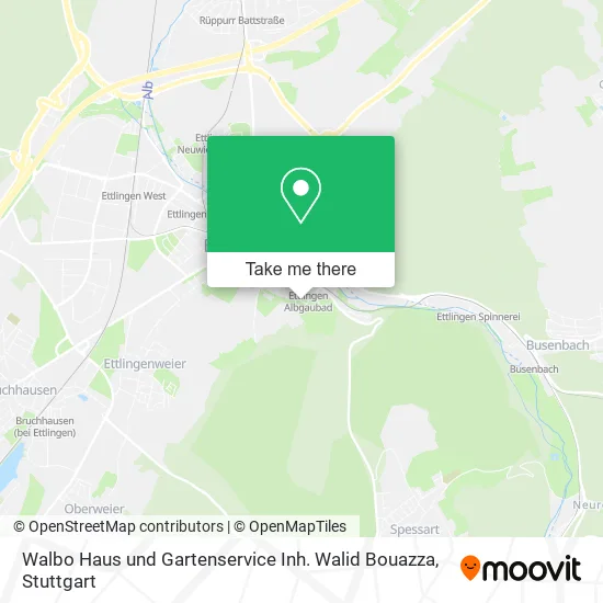 Карта Walbo Haus und Gartenservice Inh. Walid Bouazza