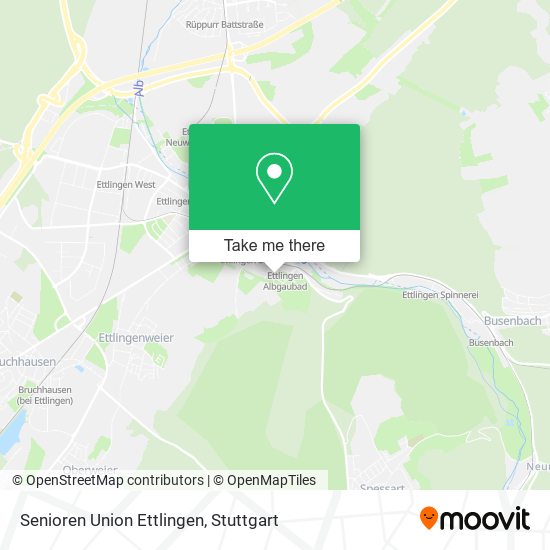 Senioren Union Ettlingen map