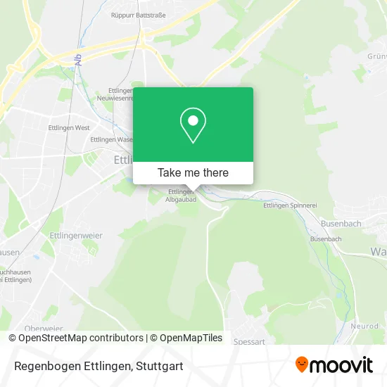 Карта Regenbogen Ettlingen