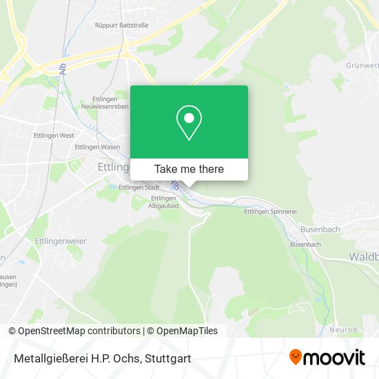 Metallgießerei H.P. Ochs map