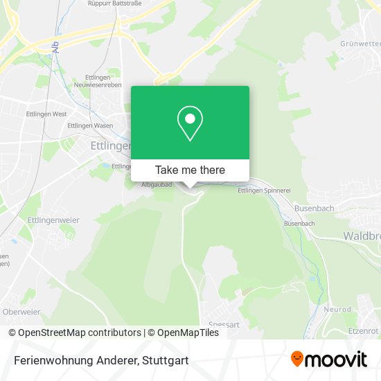 Карта Ferienwohnung Anderer