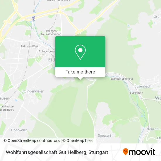 Карта Wohlfahrtsgesellschaft Gut Hellberg