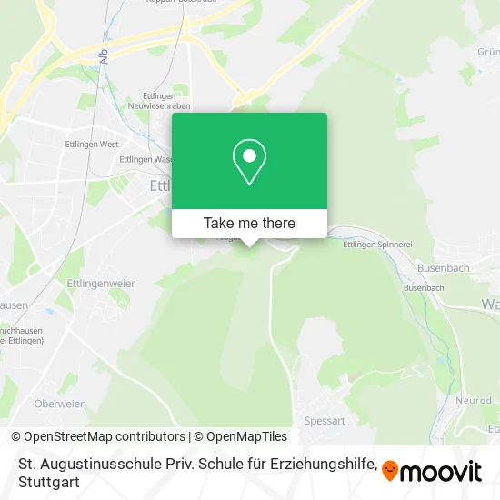 Карта St. Augustinusschule Priv. Schule für Erziehungshilfe
