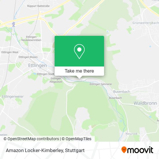 Amazon Locker-Kimberley map