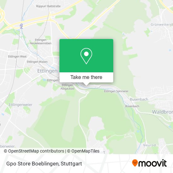 Gpo Store Boeblingen map