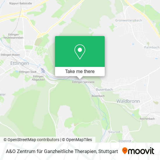 Карта A&O Zentrum für Ganzheitliche Therapien