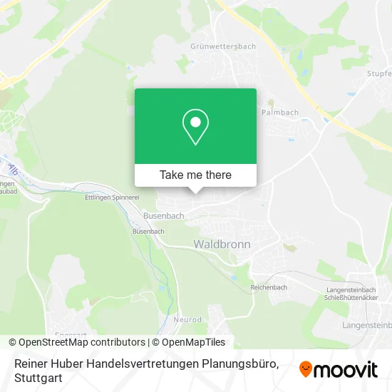 Карта Reiner Huber Handelsvertretungen Planungsbüro