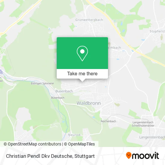 Карта Christian Pendl Dkv Deutsche