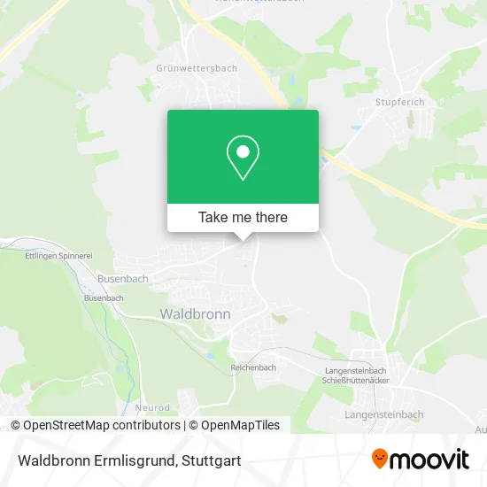 Карта Waldbronn Ermlisgrund