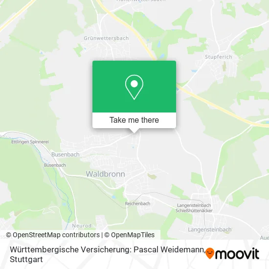 Карта Württembergische Versicherung: Pascal Weidemann