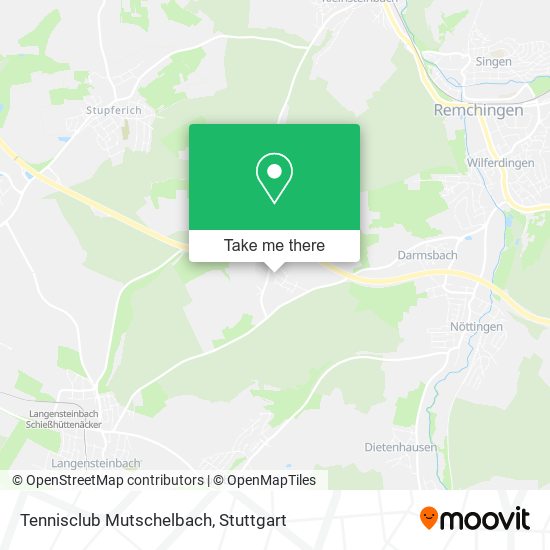Tennisclub Mutschelbach map