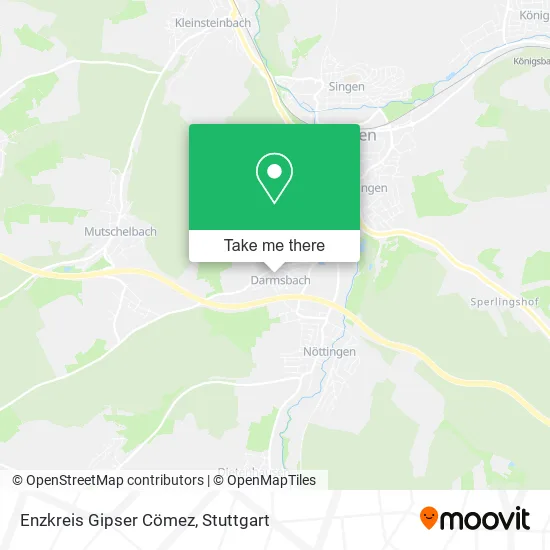 Карта Enzkreis Gipser Cömez