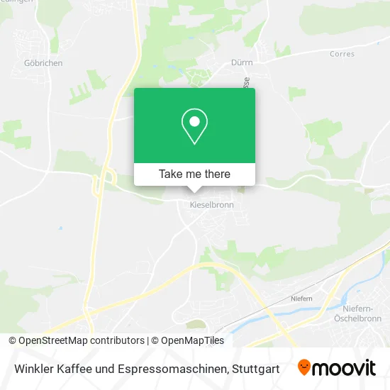 Карта Winkler Kaffee und Espressomaschinen