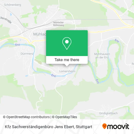 Карта Kfz Sachverständigenbüro Jens Ebert