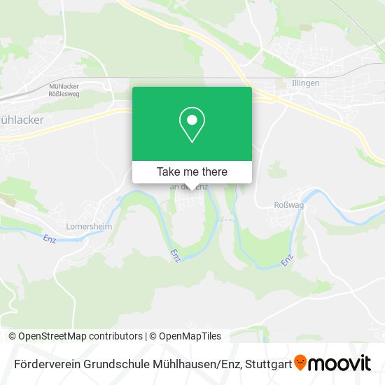 Förderverein Grundschule Mühlhausen / Enz map