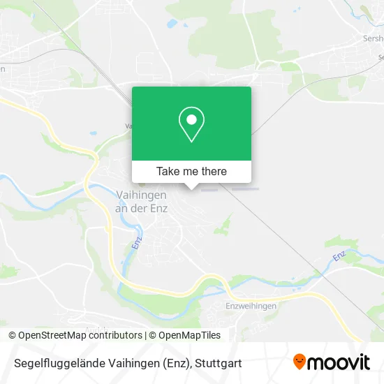 Карта Segelfluggelände Vaihingen (Enz)