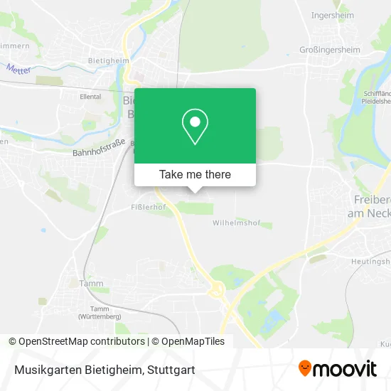 Карта Musikgarten Bietigheim